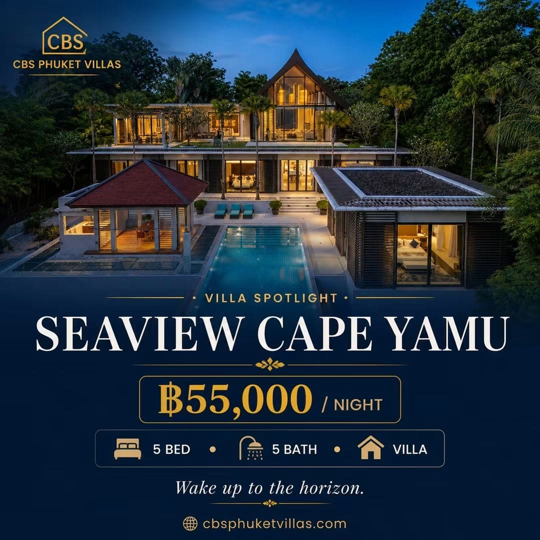 Existing CBS Phuket Villas square villa spotlight design