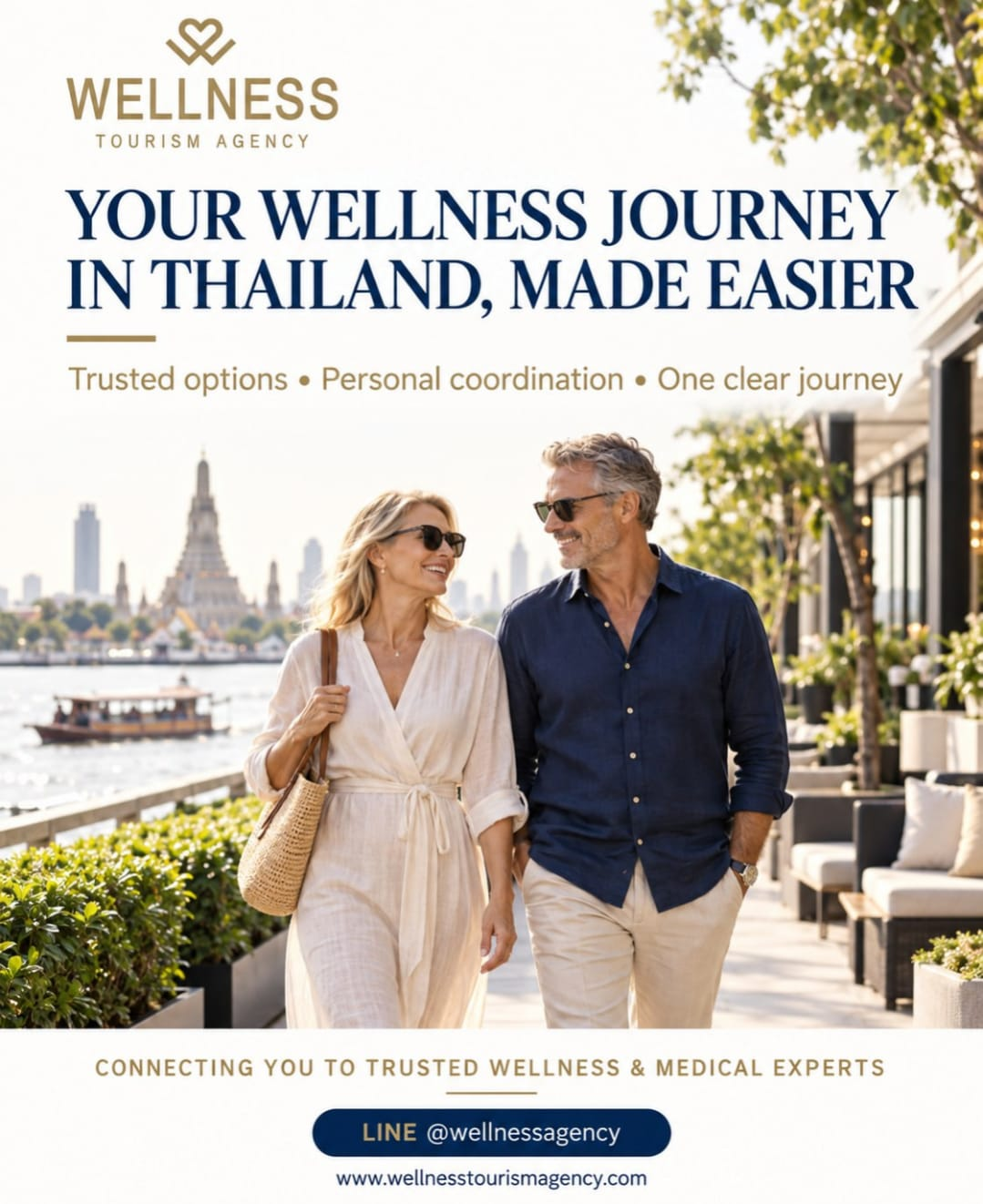 Existing Wellness Tourism Agency destination flyer